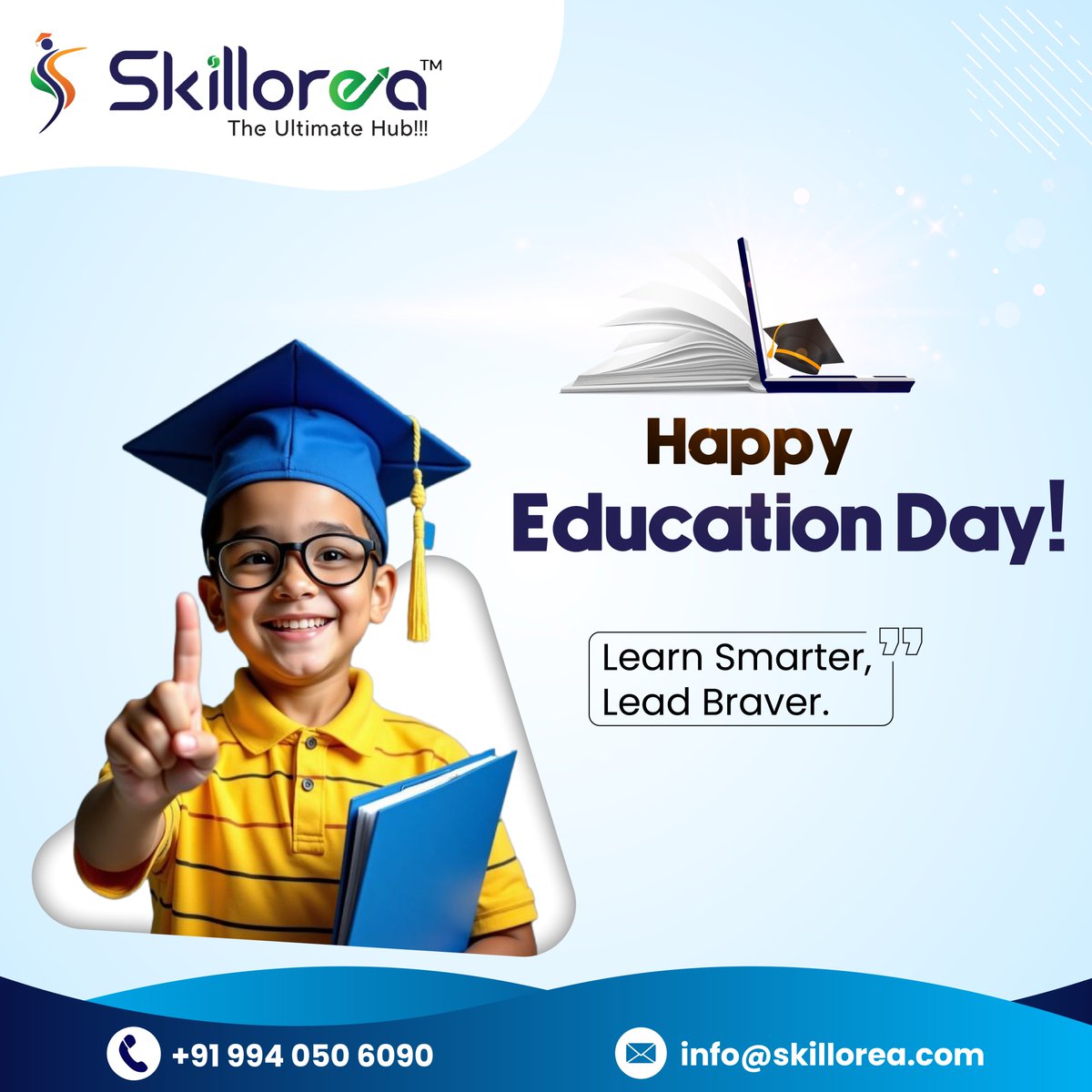 skillorea's tweet image. We honor the vision of leaders who built the foundation of modern learning. Let&apos;s celebrate the power of knowledge to transform lives and drive national progress.

#NationalEducationDay #EducationForProgress