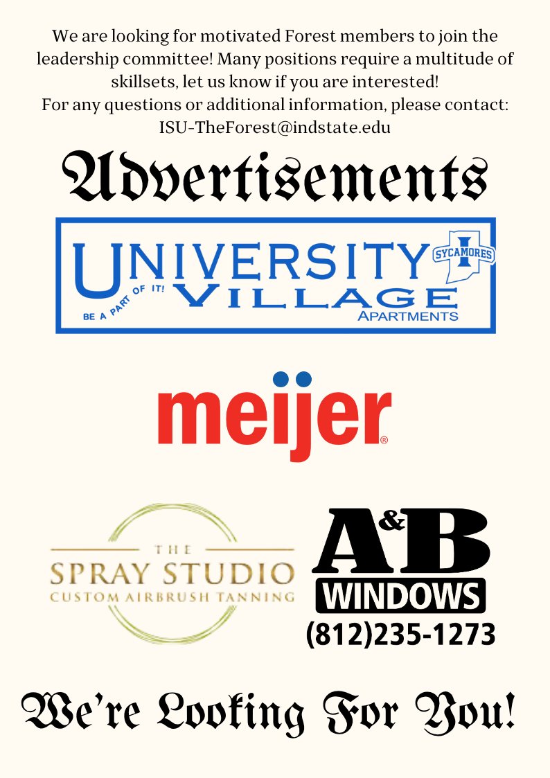 NOVEMBER NEWSLETTER
Read this month's newsletter to find out:
     - Game themes for MBB and WBB
     - Forest Sport Specific shirt giveaway dates