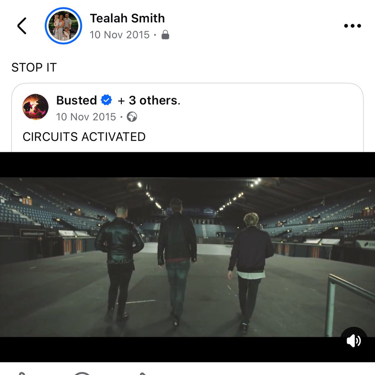 happy 10 years of Busted being back together🫶🏼