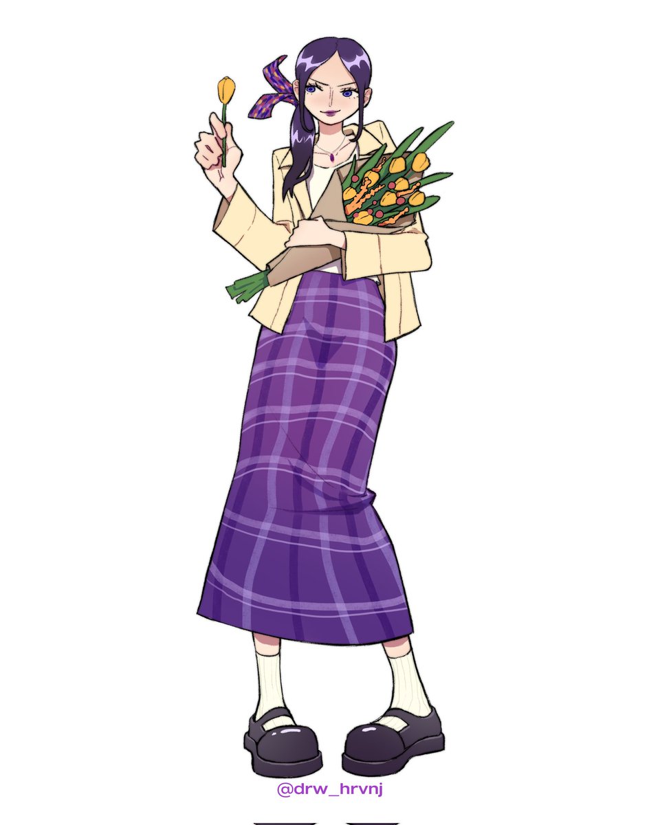 Flower Girl Nico Robin💐 for <a href="/RobinArtCollab/">Nico Robin Art Collab</a>