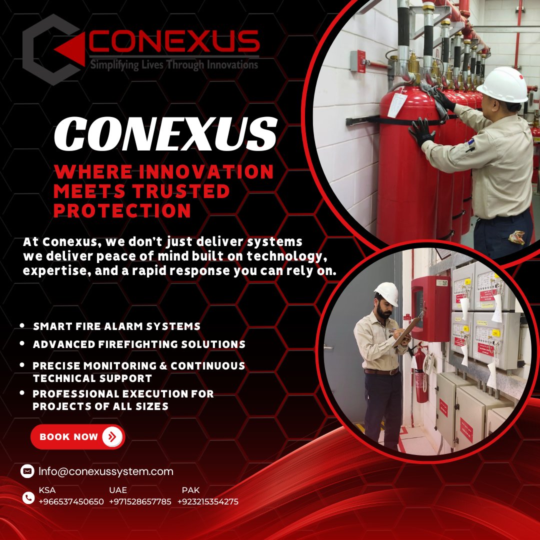 ConexusE's tweet image. #Conexus #FireFighting #GasExtinguishingSystems #SmokeSystem #FireSystem #FireProtection #FireSafety #FireAlarmsystem #FireAlarm #Securitysystem #Alarm #Protection #Fire #Fireprotection #Firefighter #Firesolution #Maintenance #Companyalarm #Alarmsproducts #Fireextiguisher