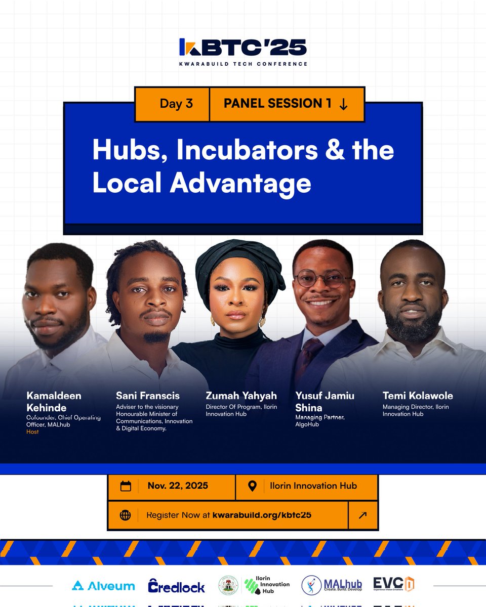 kwarabuild's tweet image. This year, we’re bringing industry leaders and ecosystem builders together at #KBTC25 for a powerful dialogue on “Hubs, Incubators &amp;amp; the Local Advantage.”

Be in the room where meaningful dialogue meets real impact. 

Register Now: 
kwarabuild.org/kbtc25