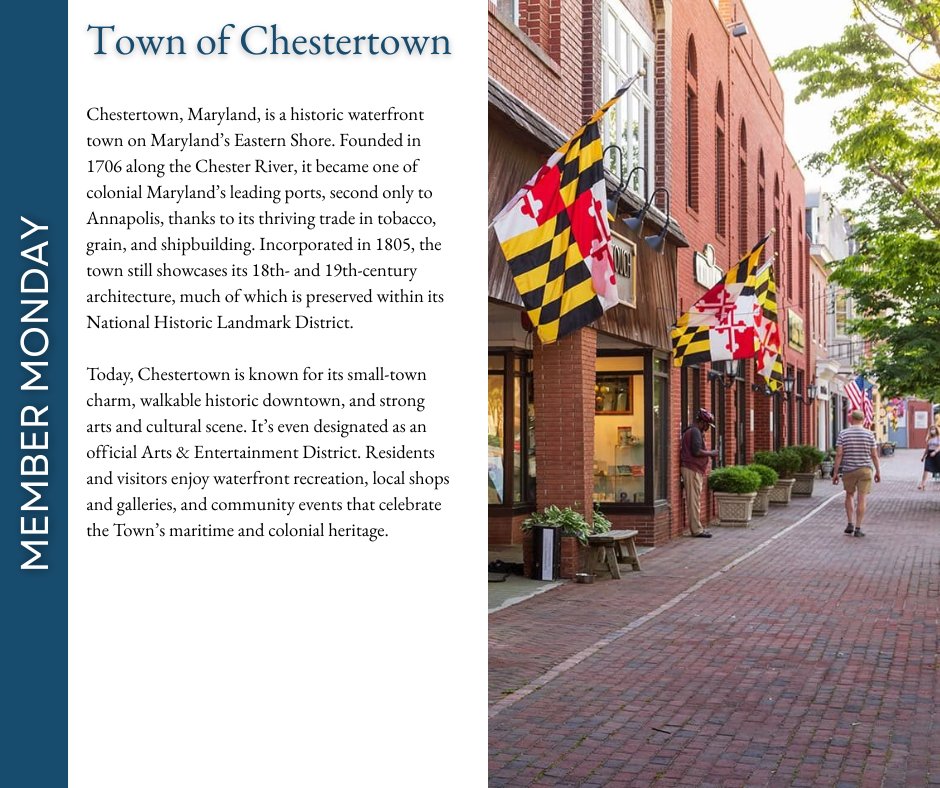 The Town of Chestertown offers a relaxed pace, scenic beauty, and a deep sense of history that continues to define life along the Chester River. Be sure to stop by and check it out, the next time you're in the area. chestertown.gov