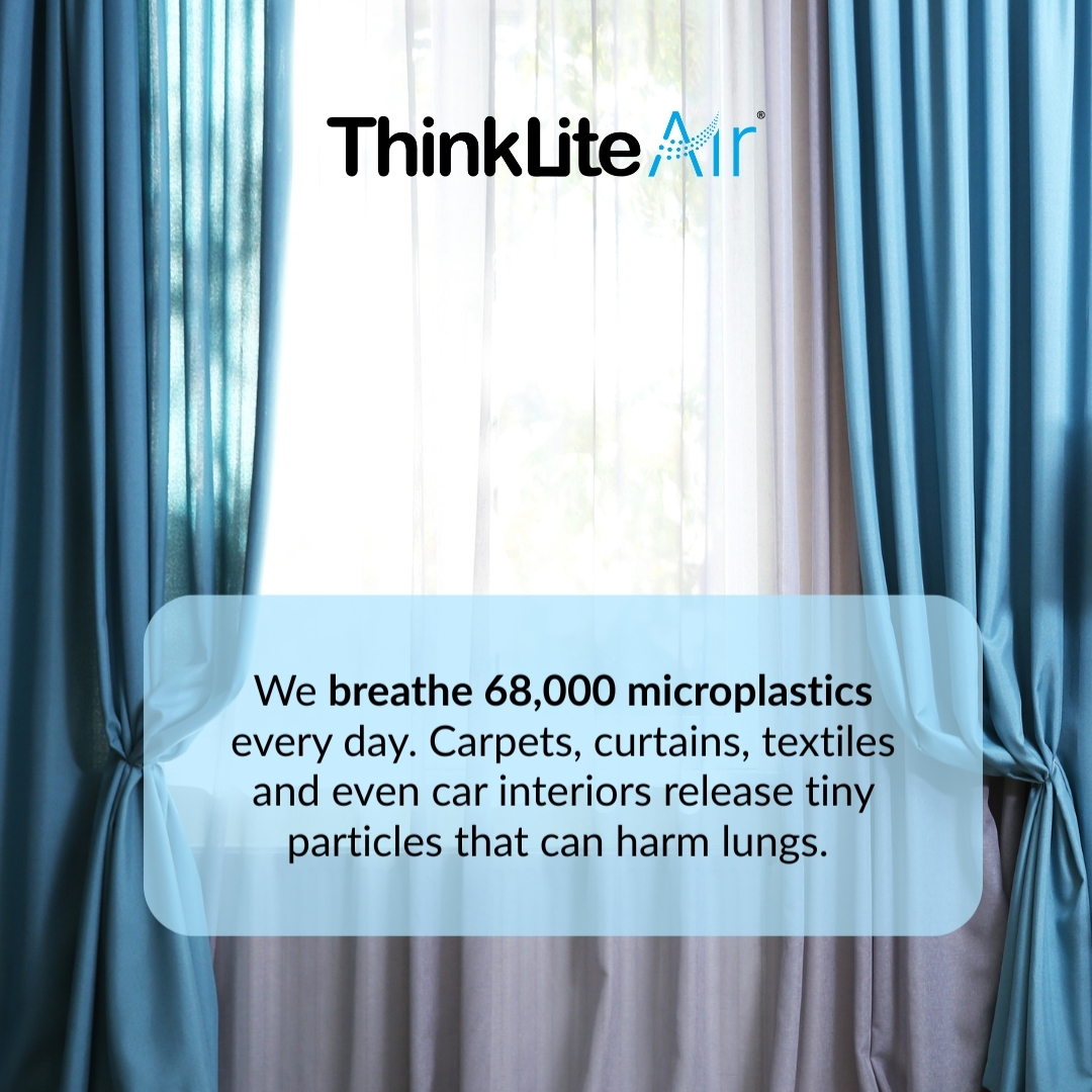 We breathe 68,000 microplastics daily from carpets, textiles, and furnishings—linked to inflammation and toxic chemicals.

Protect your health with ThinkLite Air + The Health Index.

Learn more: thinklite.com

 #IAQ #HealthySpaces #ThinkLite #BreatheBetterLiveBetter