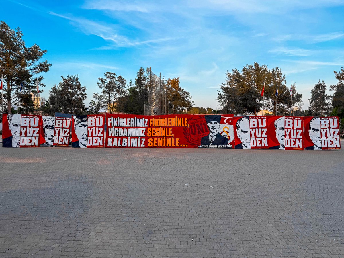 Fikirlerimiz fikirlerinle, vicdanımız sesinle, kalbimiz seninle… #ultrAslanUNI