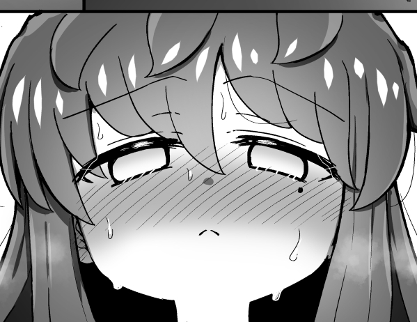 やっぱり顔ってこれぐらい赤い方がえっちかも 