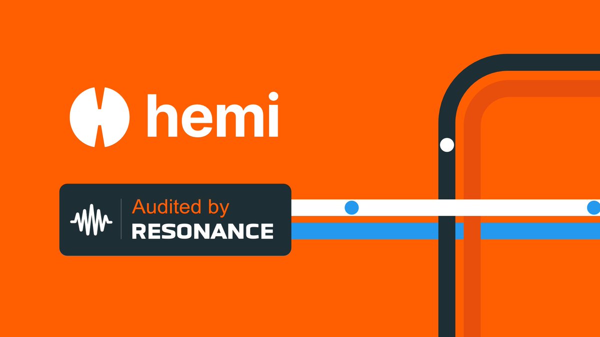 ✅ Audit Complete: Resonance Security has successfully audited not one, not even two, but THREE smart contracts for @Hemi_xyz, the world's largest ₿itcoin ($BTC) Programmability Layer.

Highlights from all the audits:
〰️ 19 issues identified &amp; resolved
〰️ Code: solid quality
〰️