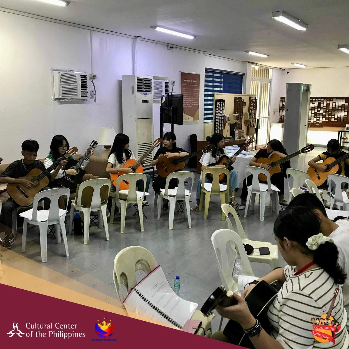 CCPArtsEduc's tweet photo. CCP Kabataang Gitarista Program Training Session ๐ถ
โ 18 October 2025
For more updates regarding the program, like and follow the CCP Arts Education Programs and Kabataang Gitarista Facebook pages.
#CCPKabataangGitaristaProgram
#CCPKG
#CCP
#CulturalCenterofthePhilippines https://t.co/062GNhwpNt