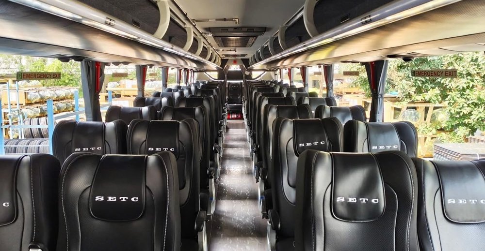 UpdatesChennai's tweet image. 8 of the 20 Volvo 9600 Buses for SETC have arrived in Chennai. Expect inauguration shortly... #SETC #Volvo
📸 : @PttvNewsX