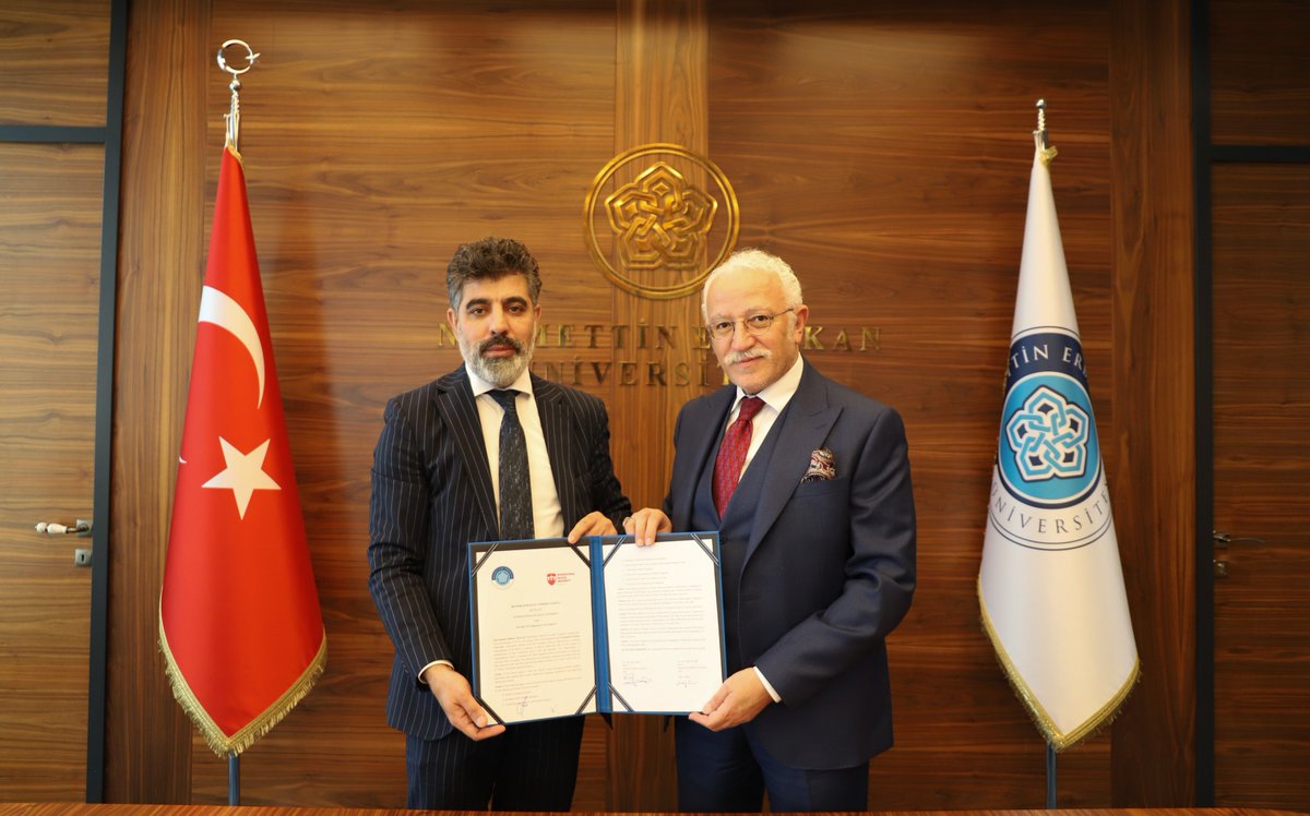 #NEÜdenİşbirliği 📢

Uluslararası Balkan Üniversitesi Rektörü Prof. Dr. <a href="/lutfisunar/">Lütfi Sunar</a>, Rektörümüz Prof. Dr. <a href="/CemZorlu/">Prof. Dr. Cem Zorlu</a>’yu makamında ziyaret etti.

Ziyarette, Üniversitemiz ile Uluslararası Balkan Üniversitesi arasında iş birliği protokolü imzalandı.