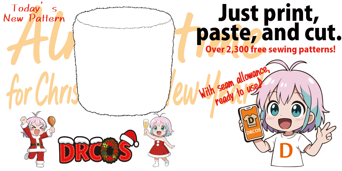 drcos_com's tweet image. 🎄 Today’s new Free English Paper Pattern release!

🎩 Cossack Hat
📏 A4 size (Cm)
🧵 Tall cylindrical winter hat for cosplay or elegant outfits!

🔗 dr-cos.info/fp-cossack.html

#ChristmasSewing #DIYCostume #SewingPatterns #FreePattern #CosplayCostume