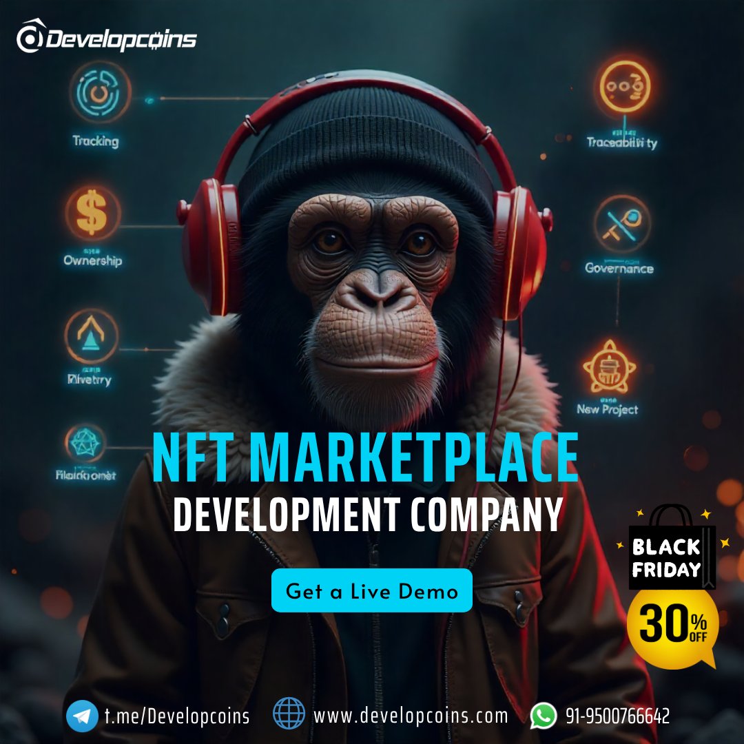 developcoins's tweet image. This Black Friday, unlock the gateway to the digital future with Developcoins, a leading NFT Marketplace Development Company. 

Step into Web3 with Developcoins and make your mark in the NFT revolution &amp;gt; developcoins.com/nft-marketplac…

#BlackFriday #canada #USA #UK #Nigeria #Philippines