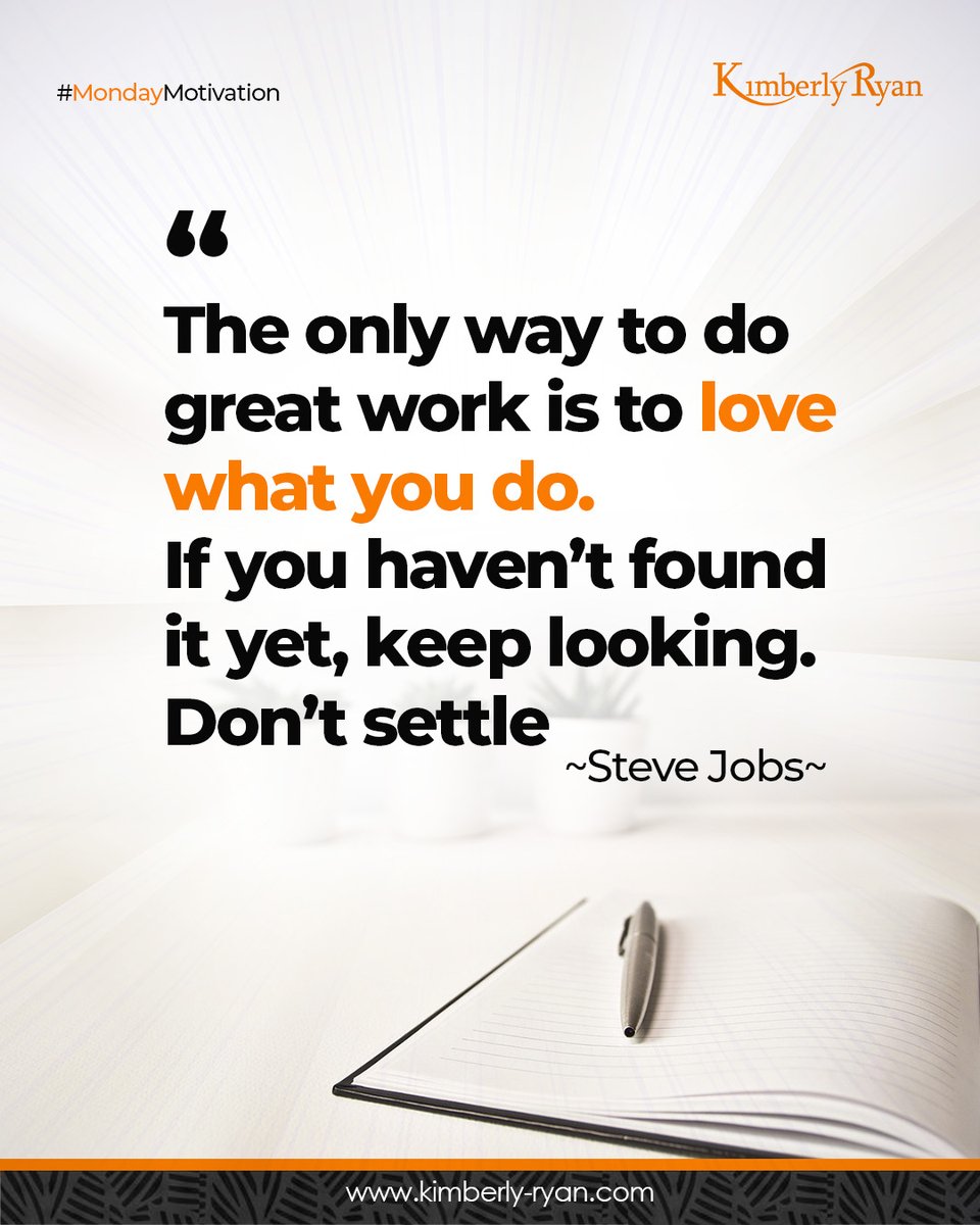 KRyanlimited's tweet photo. A little motivation for the week 💼✨
Great work comes from passion, not pressure. Keep growing, keep learning, and never settle.
.
.
.
#MondayMotivation #WorkSmart #CareerGrowth #CorporateLife #SteveJobs  #KimberlyRyan #Nigeria #Ghana #WorkGoals #AfricaAtWork https://t.co/Fs0mvyOmzc