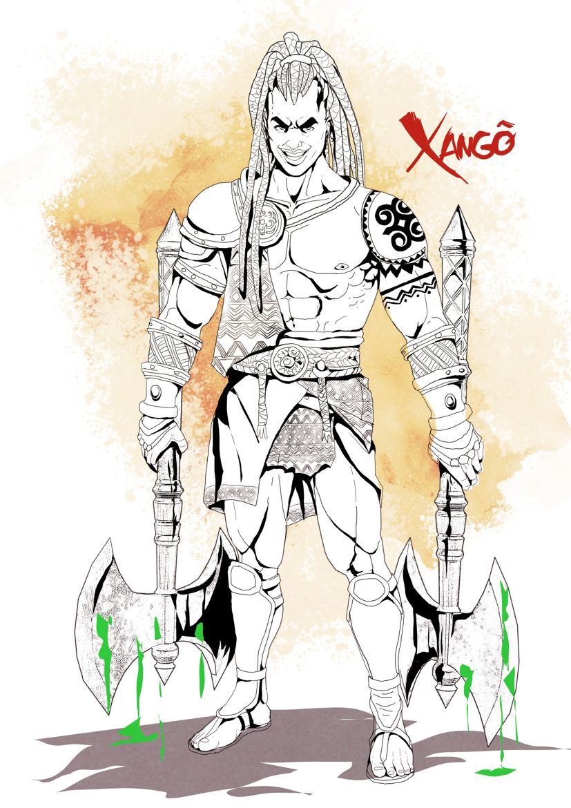 XMoliraza's tweet image. OC Xangô

#XangoOC #ShadowZone #GlobalComix #OriginalCharacter #Orixa #BrazilianComic #Justice #DarkFantasy #fantasy #ocart