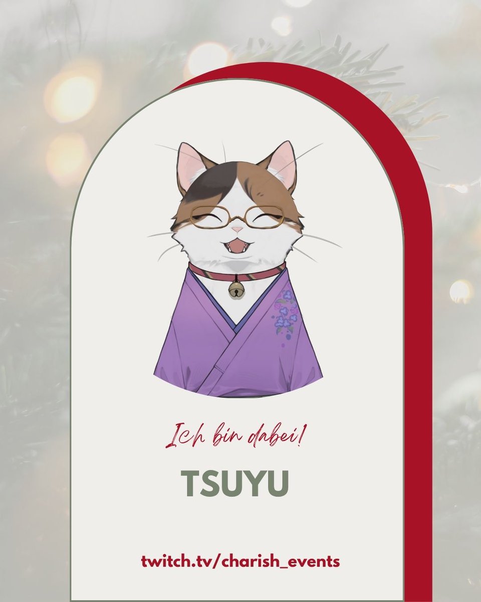 Eine wundervolle Weihnacht wünscht auch die tolle Glücksgadse <a href="/TsuyuNanaRin/">Tsuyu ☔ Maneki-Neko</a> ! Wir bedanken uns herzlich das du mit dabei bist und wir freuen uns sehr auf deinen Auftritt! &lt;3
🎅🎄⛄️🎁

#charity #Christmas #karaoke