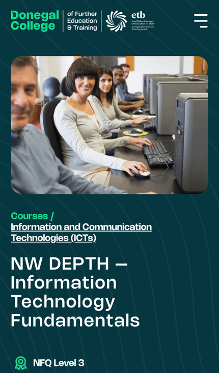 mynwtec's tweet photo. We’re excited to welcome the first NW DEPTH course, Information Technology Fundamentals, which began in September in collaboration with @DonegalETB .
This course is designed to equip learners with essential IT skills. Discover more here: https://t.co/Axrgklysu6
#NWDEPTH https://t.co/yPhV4iSJb4