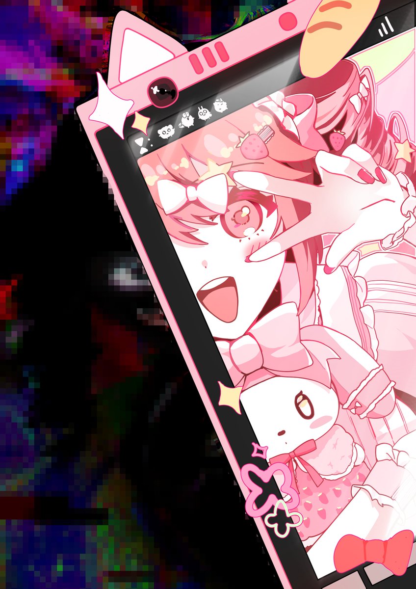 #テト #테토 #Teto #重音テト

지인들하구 트리플바카X산리오 합작 했어요!
저는 테토와 마이멜로디를 그렸습니다! 
타래로 원본이 올라갑니다! 
(약간 호러틱 조심하세요~)