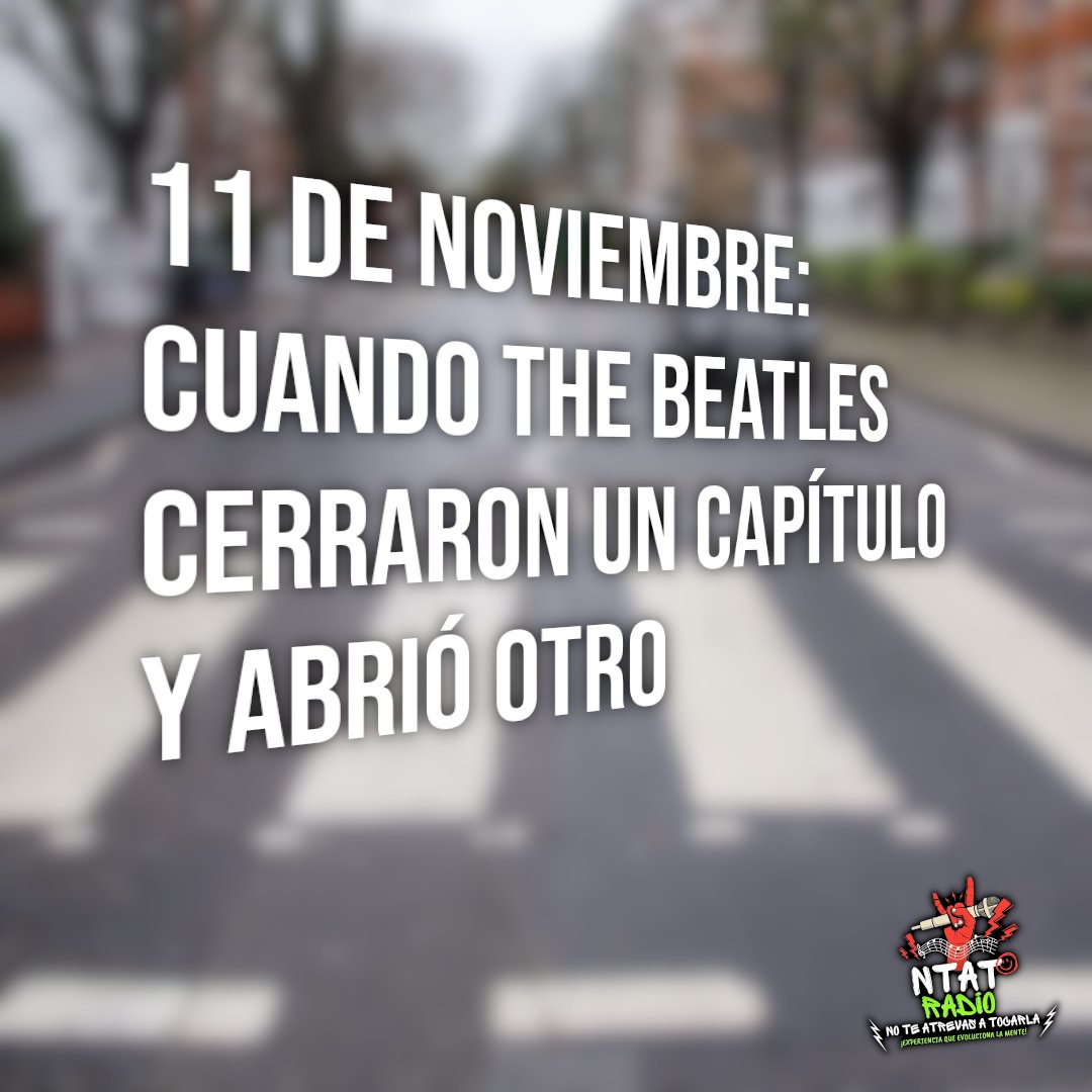 ntatradio's tweet photo. 👉 Hoy recordamos un hito: el cierre de la grabación de Rubber Soul de los Beatles el 11 de noviembre de 1965.

📀 ¿Cuál fue ese álbum en tu vida que te cambió la forma de escuchar música? Compartí en los comentarios y sumate a la charla.

#TheBeatles #RubberSoul #NTATRadio https://t.co/Be3DOccXSv