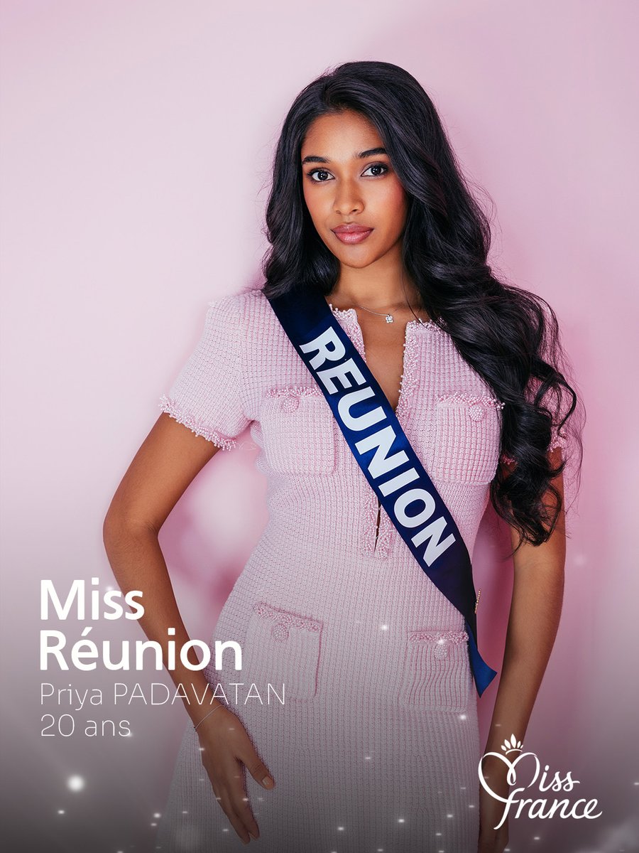 TF1's tweet photo. ✨Miss Réunion✨
Priya PADAVATAN, 20 ans
#MissFrance2026 https://t.co/d1VxVy1udd