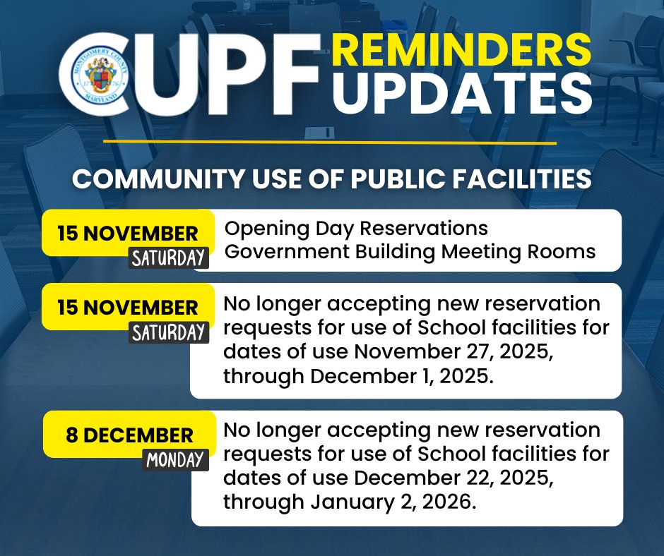 Community Use of Public Facilities (CUPF) tweet media