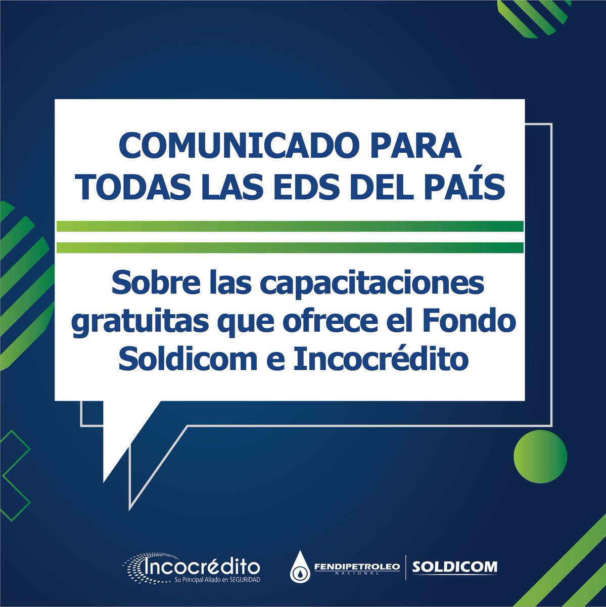 💳 ¿Tu EDS ya cumplió con su capacitación en seguridad financiera?
🔐 Es obligatoria para todos los comercios afiliados.
📅 Martes 11 de noviembre — 9:00 a.m. / 3:00 p.m.
💻 Gratis durante noviembre
🎓 Incluye certificado
🔗 meet.google.com/gug-qgvx-fje