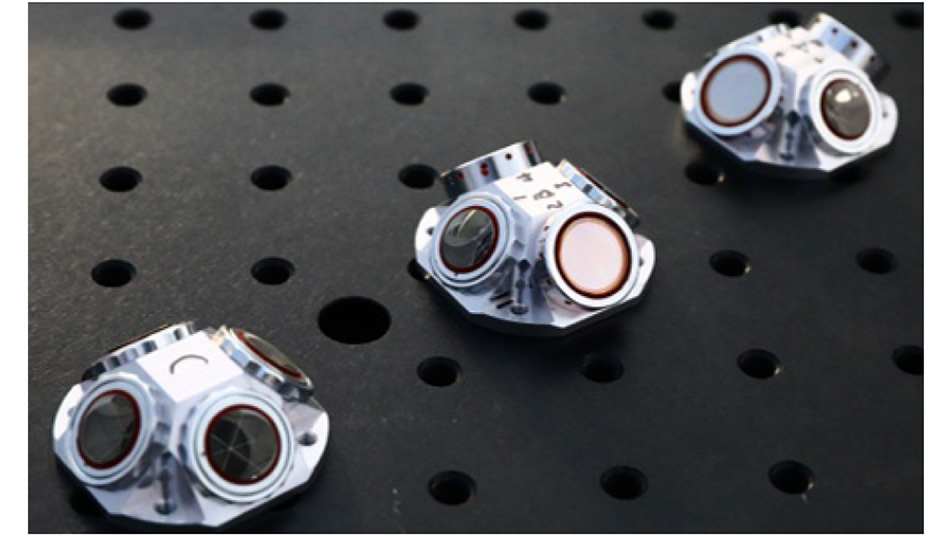 OpticaPubsGroup's tweet photo. An Editors' Pick via #OPG_AO: Retroreflectors for space traffic management https://t.co/t4Su89NR4o #SatelliteLaserRanging #Retroreflectors @DLR_en https://t.co/HmMFCFzmgJ