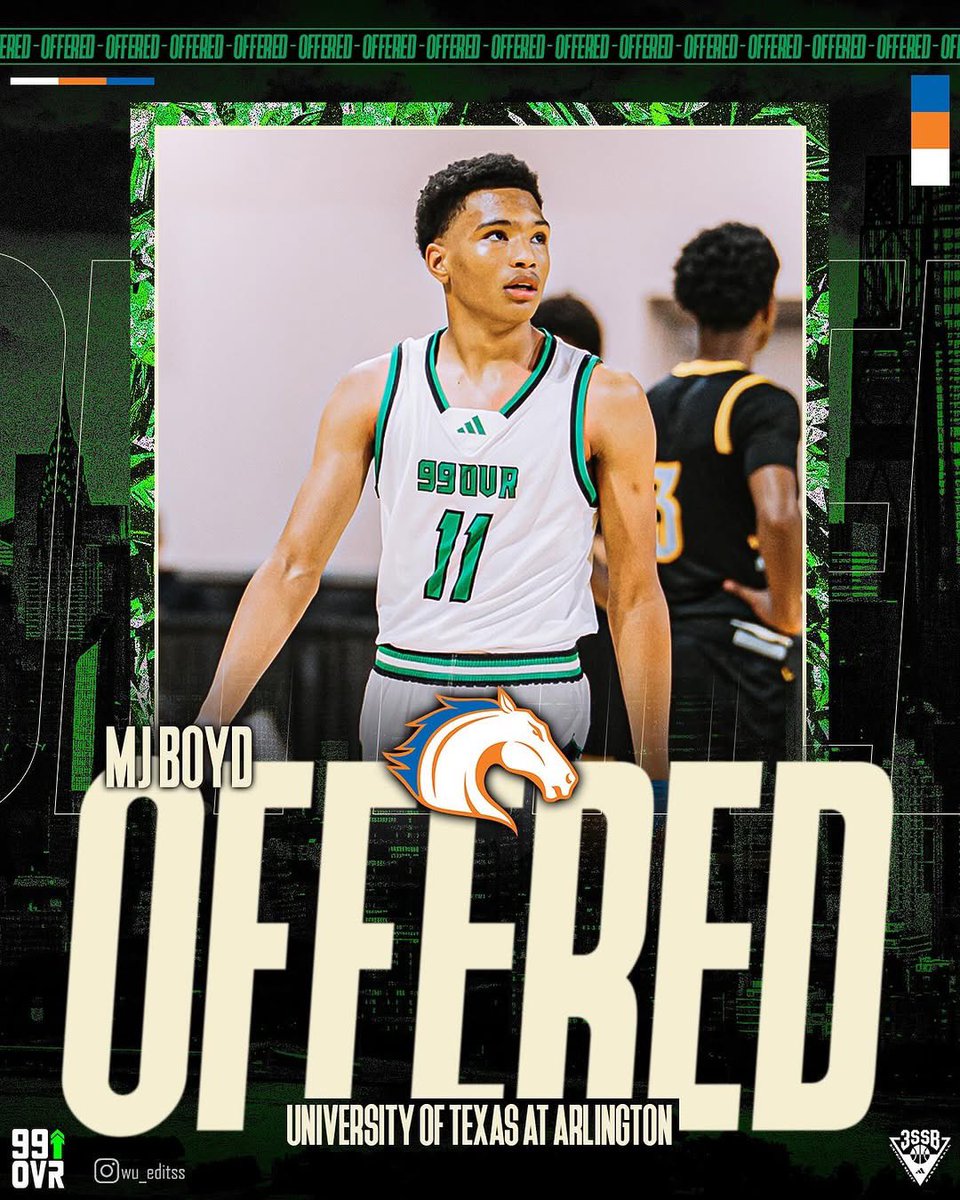 Blessed to have received an offer from <a href="/UTAMavsMBB/">UT Arlington Men’s Basketball</a> . Thank you <a href="/sean_stout/">Sean Stout</a> ! I look forward to learning more about your school and program.