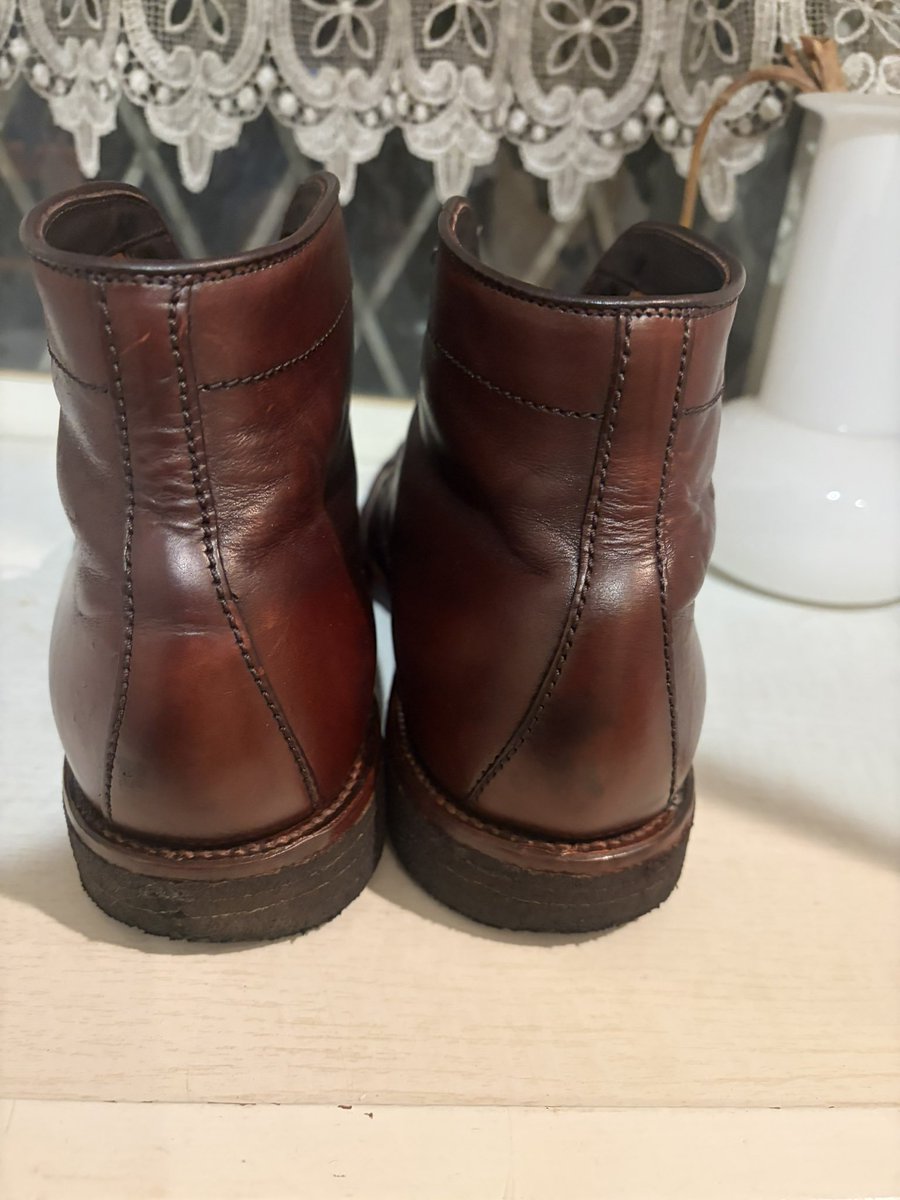 nisy626's tweet photo. オールデン　45407H
あまりにもかっこよすぎるタンカーブーツ、もちろん初オールデン。
今年の冬はずっと履く！ https://t.co/JvpqIX8Tc4