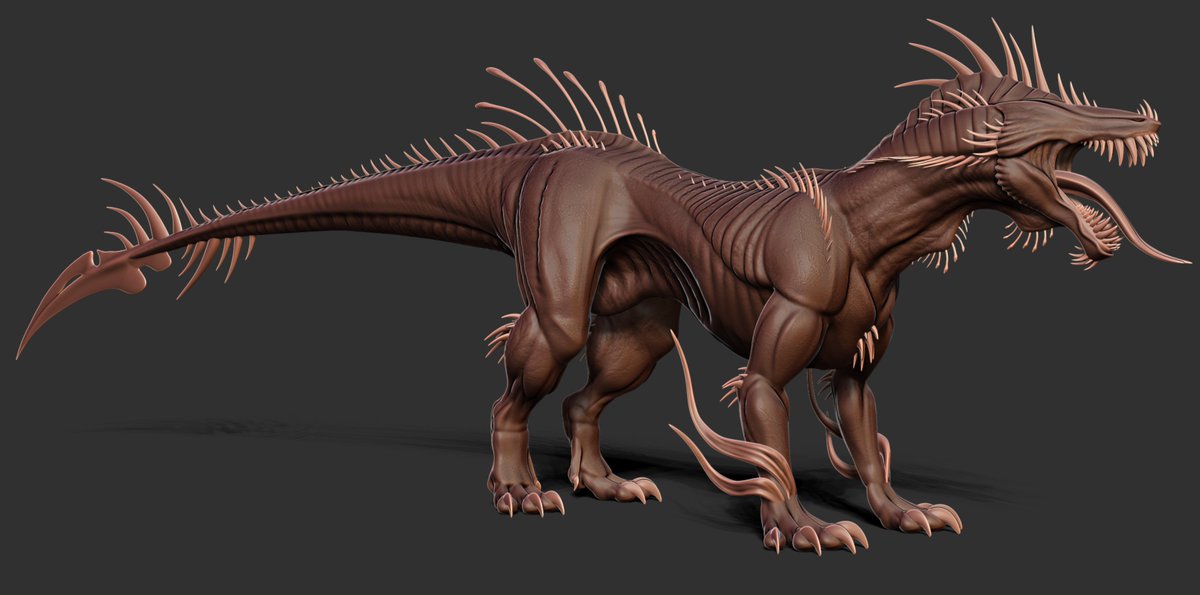 Crazy amount of progress for one day :D
Neurosycho for <a href="/DragonHeart7998/">DragonHeart</a>'s ARKOLOGY series. This model is *almost* finished, just a couple more details left to do
#arkmodding #ARKSurvivalAscended #playark