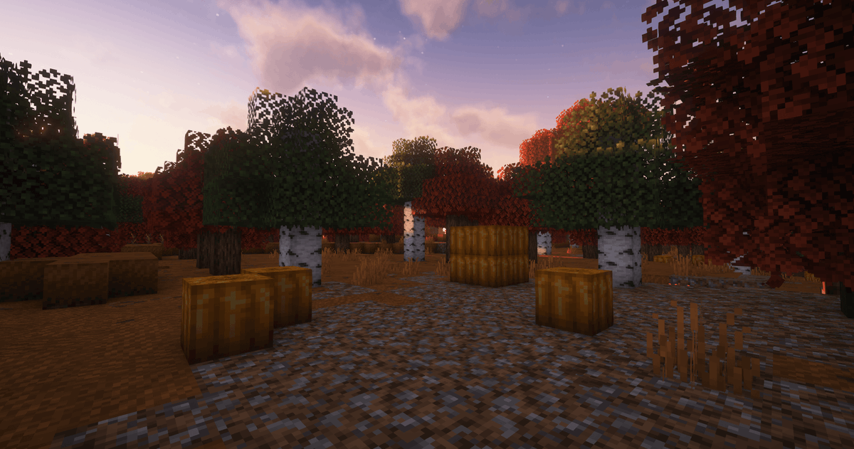CYKLOPPS_Gaming's tweet photo. It's fall, y'all! The Barely Default Data Pack w/ @MushirMickeyJoe does the autumn season right with our Pumpkin Pastures biome; directly inspired by a Minecraft Dungeon's level.
Download the data pack here: https://t.co/vpzyzTOhf7
#minecraft #barelydefault #minecraftdatapack https://t.co/JE3dGBkSQW