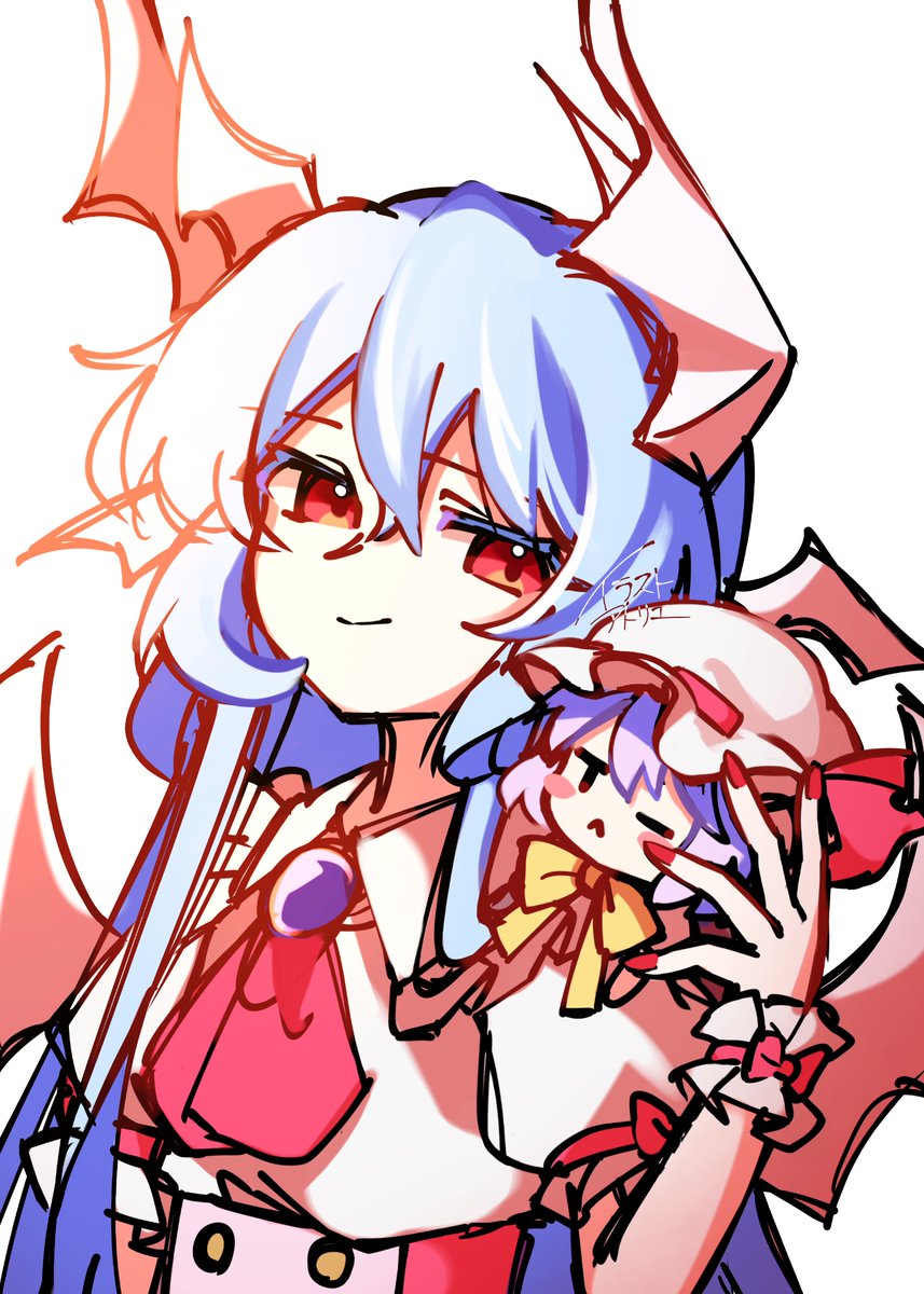 ワンドロ＋6分でレミリアを描きました！
毎日ワンドロ213日目です！
#ワンドロ #東方ロストワード