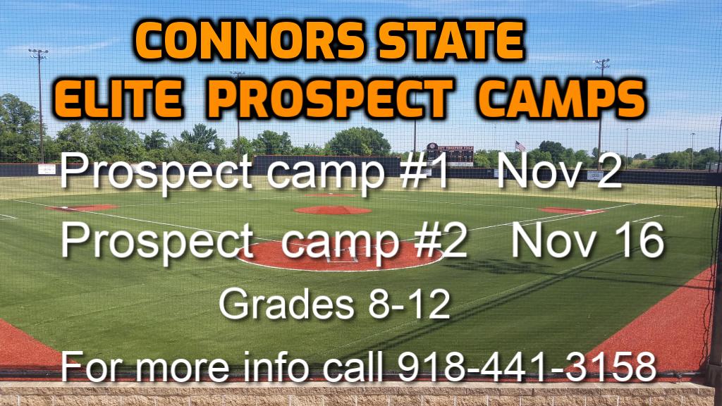Still time to sign up 

Our last Elite Prospect Camp of the fall is Sunday November 16th grades 8-12. 

Get on a college coaches radar

For more info call 918-441-3158 

Register Online
 playnsports.com/organization/c…