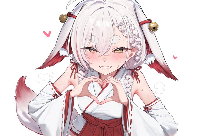 和服ケモミミ巫女なんてかわいいがすぎるんだから…