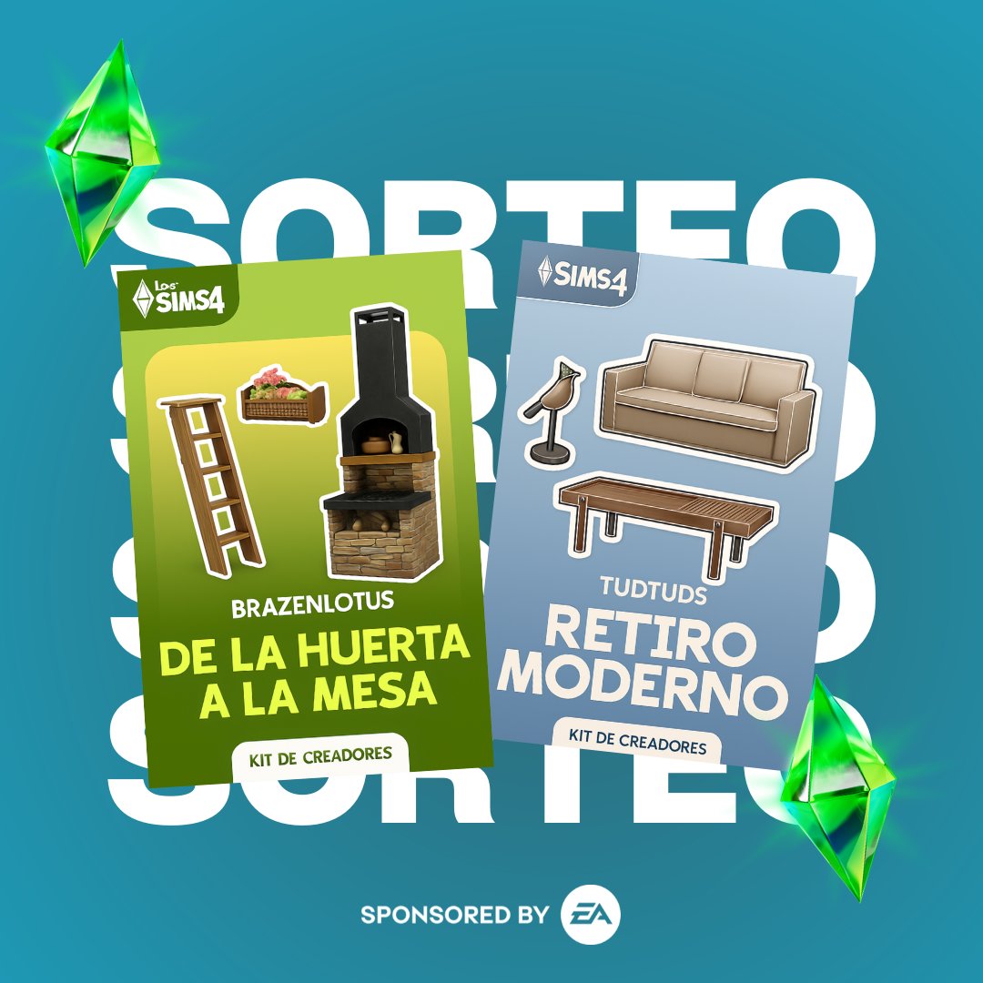 mario_principe's tweet image. 🎁 SORTEO EXPRESS de los nuevos kits de creadores de Los Sims 4 para PC 🎁

#LosSims4 De la Huerta a la Mesa y Retiro Moderno 🍅🪑

1 GANADOR 🏆
Para participar‼️
✅RT y LIKE al tuit
✅Sígueme en Instagram instagram.com/mario_principe
✅Sígueme en X @mario_principe 

📅Termina el 14…