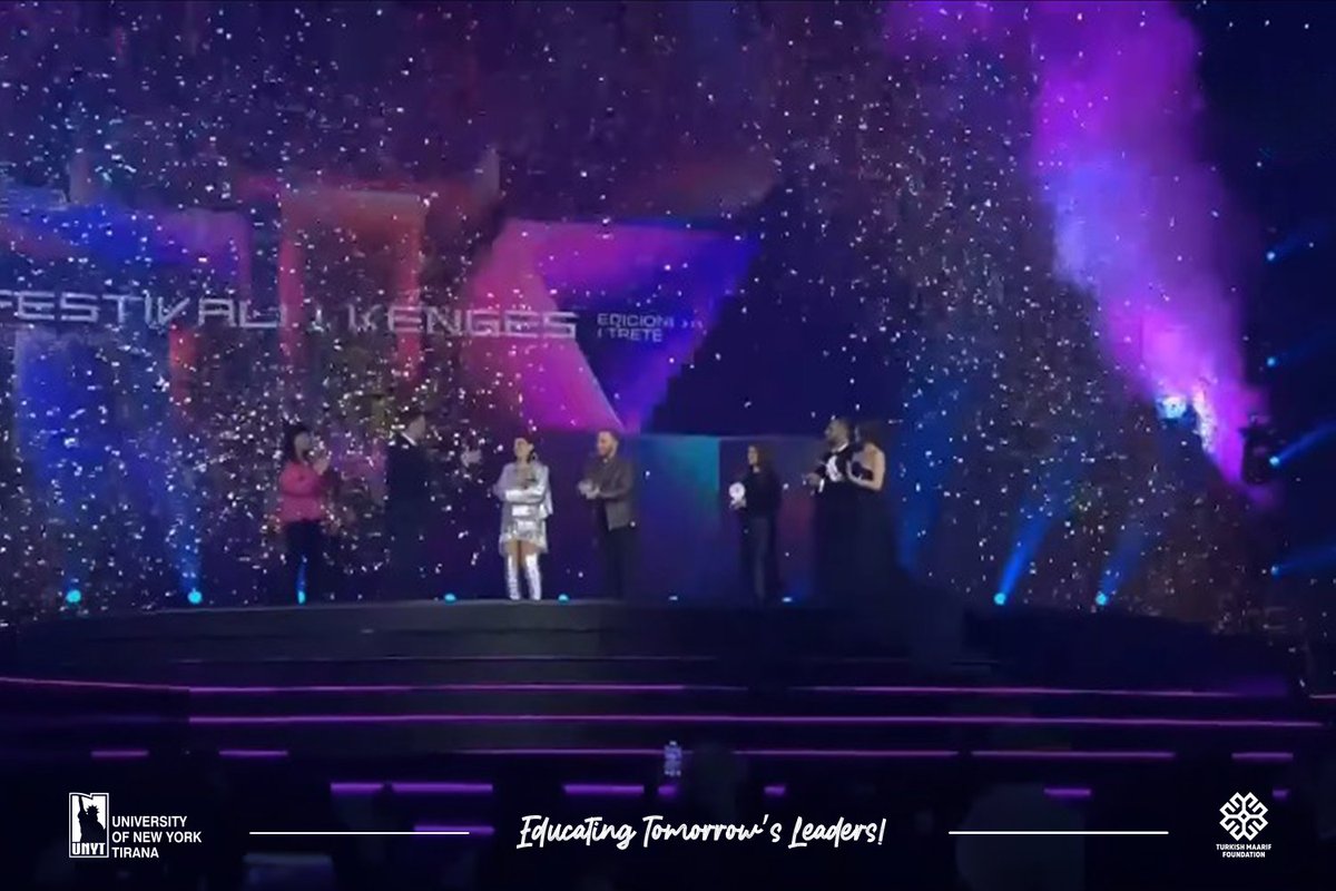 🎤 From the studio to the spotlight — she conquered it all.
Our Architecture student Arsi Bako just won First Prize 🏆 at the RTK Song Festival with her electrifying performance of “Rreze zjarr.” 🔥

At UNYT, we celebrate visionaries who design their own destiny — whether through