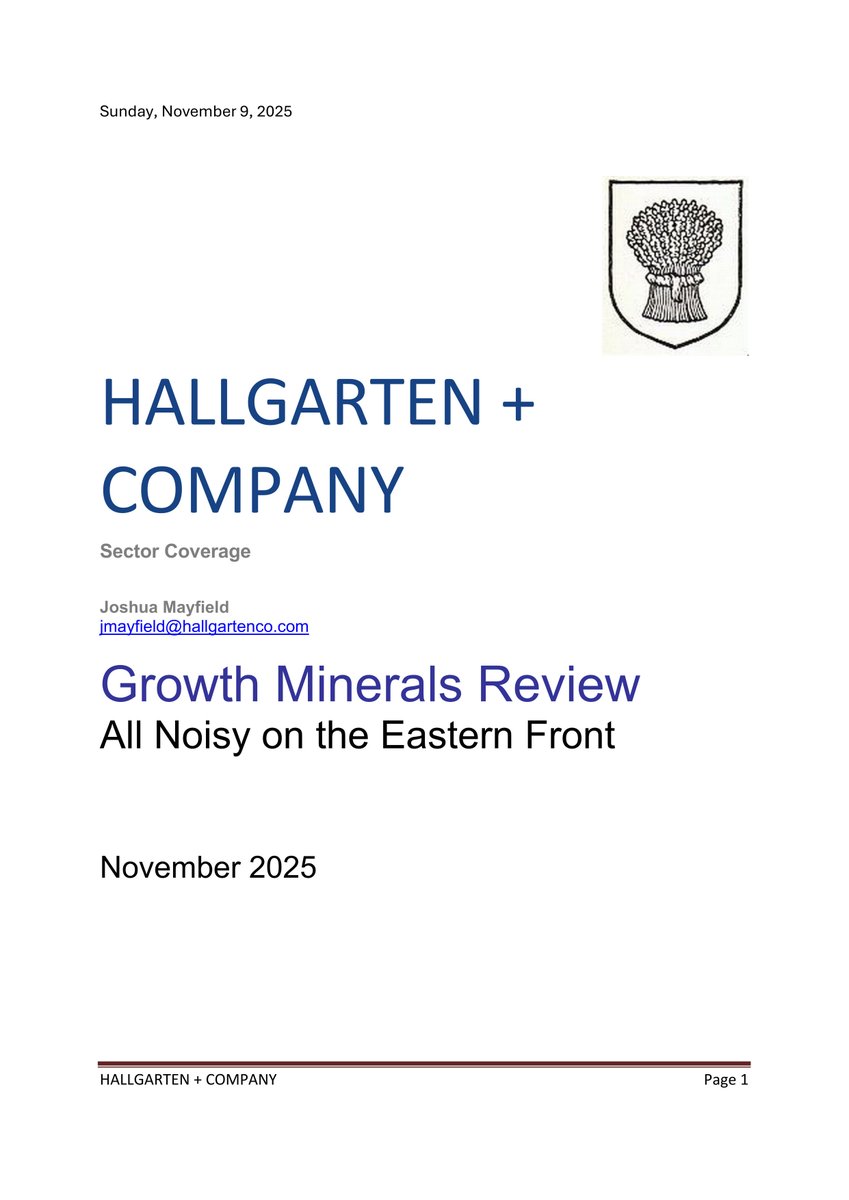 hallgartenco's tweet image. Our Growth Minerals Review for November is out with all the fertiliser news that´s fit to print. The turmoil around the dynamics of Lithuania, Belarus, Russia and Ukraine leads the note. We particularly look at @CorpPotash and @PhoscoLtd  
hallgartenco.com/wp-content/upl…
