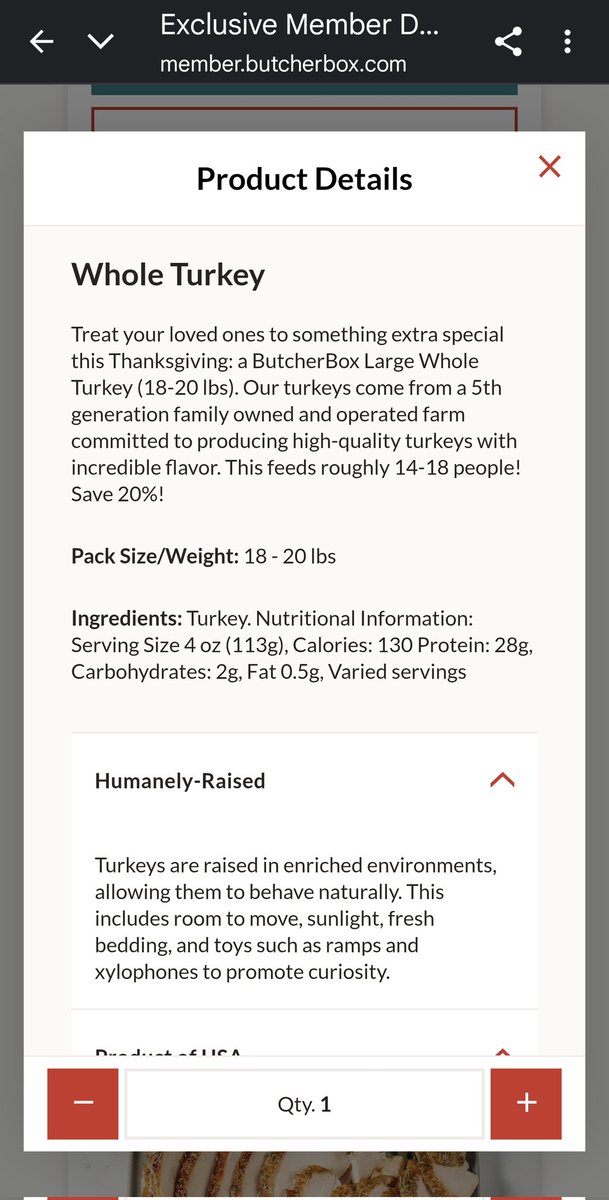 pizzolato15491's tweet image. LOOKING for direct from the Farm #Turkey 🦃 for #Thanksgiving ?  Our family loves #BUTCHERBOX
Plus 100%  #grassfed #pastureraisedbeef &amp;amp; #freerange #orgaicchicken  shop.butcherbox.com/partners/try-b…