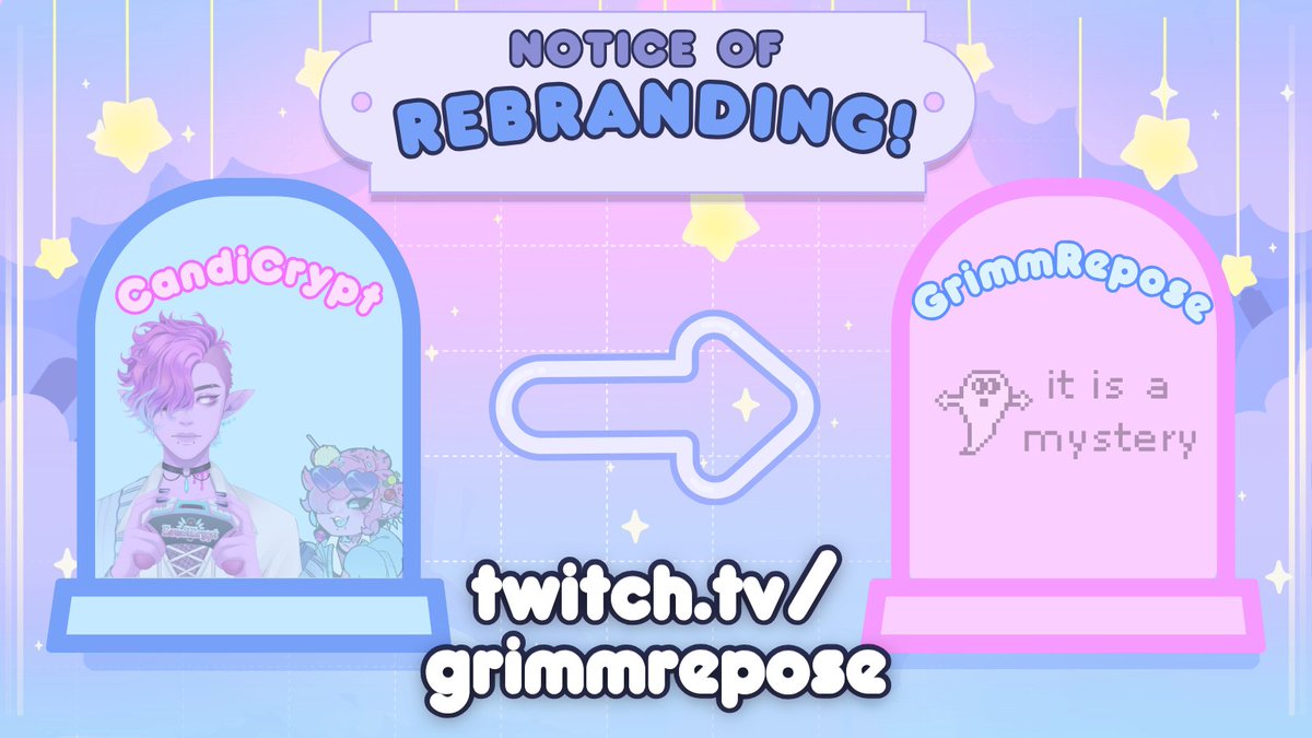 grimmrepose's tweet image. ✨NEW NAME, SAME DULLAHAN, SAME OL' SCUFF ✨

Thank you so much for all your support, I hope you guys are just excited as I am for all the upcoming changes!! 🥺💕  

From now on, I'm going to be going by GRIMMREPOSE! YIPPEEEEEEEEEE!!!  

🖤 + 🔁 for visibility are appreciated!!