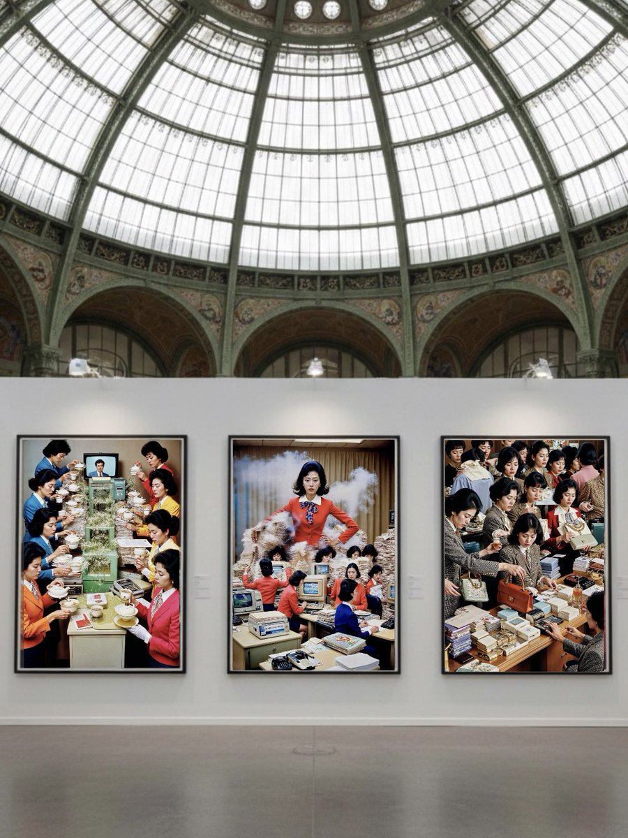 gm! 
At Paris Photo 2025, the world’s largest photography fair 🇫🇷✨
I’m presenting a new chapter of my ongoing project Office Ladies —
as part of “Scenes: The Sensory and the Remembered in the Digital Age”,
curated by Grida for ArtVerse Gallery, powered by <a href="/tezos/">Tezos</a> &amp; <a href="/objktcom/">objkt</a>.