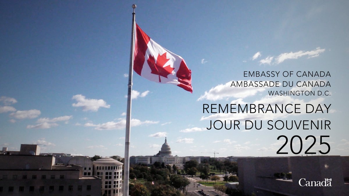 📍 Joignez-vous à nous demain depuis l’ambassade du Canada pour notre cérémonie du #JourDuSouvenir. La diffusion en direct commencera à 10 h 30 (HE). 

facebook.com/share/1DJyxedc…

#LeCanadaSeSouvient