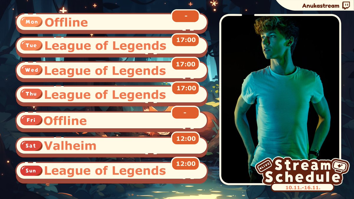 Plan für die Woche &lt;3