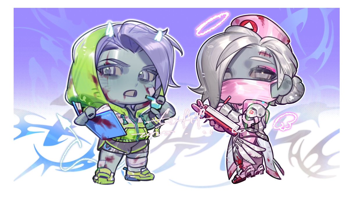 嗷嗷嗷嗷嗷———————
#mercy  #zarya #Overwatch2fanart