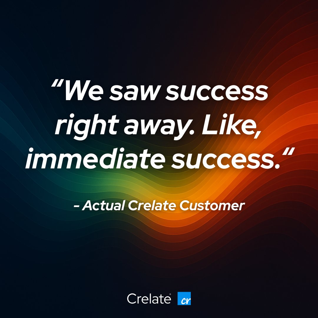 CRELATE's tweet image. One of our favorite moments from a recent customer review. It’s those small lightbulb moments... when a recruiter realizes just how much faster and easier their search can be... that make what we’re building so worth it.

bit.ly/47ZFcBU