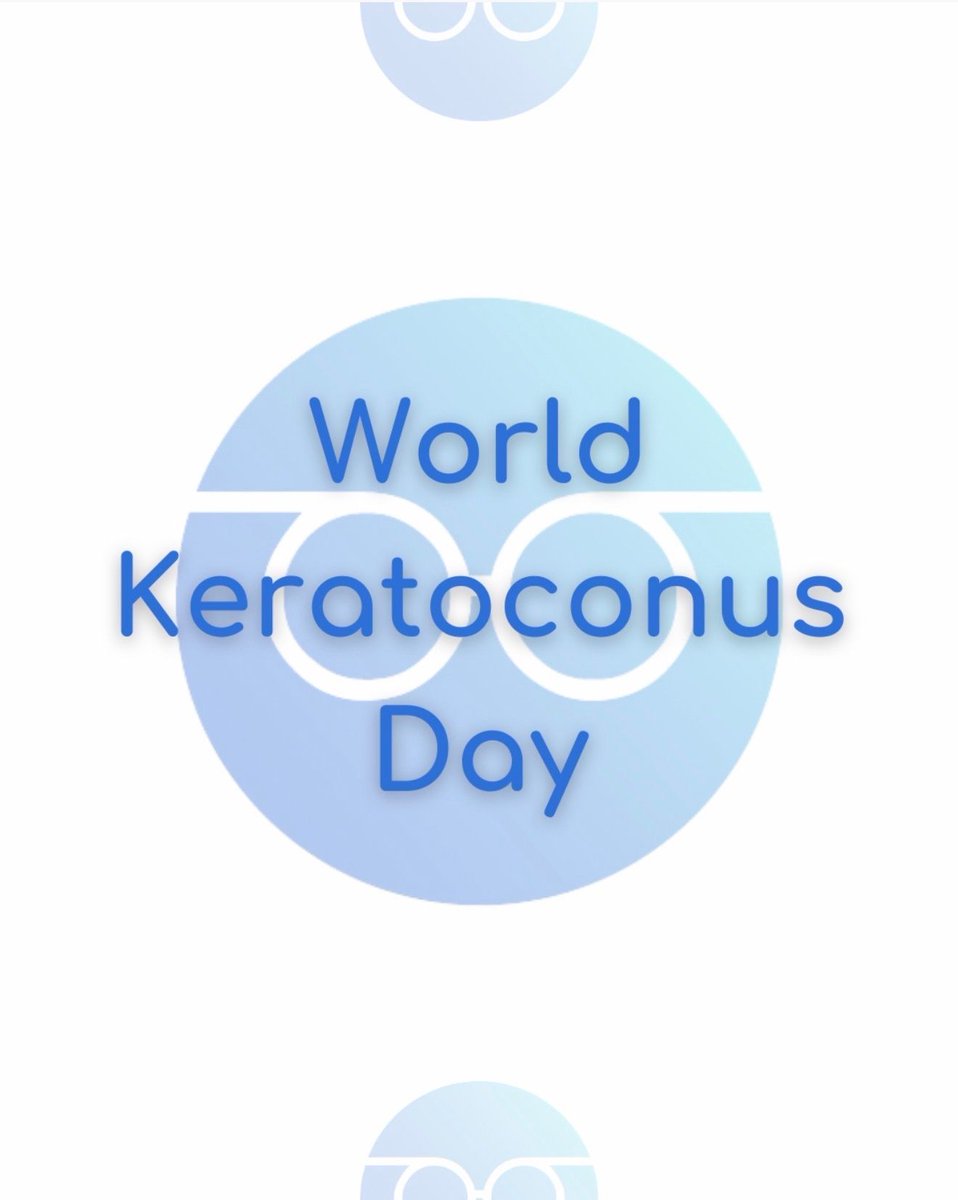 1/3 Today is World Keratoconus Day, a day dedicated to raising awareness around keratoconus while educating and advocating for those living with the condition.