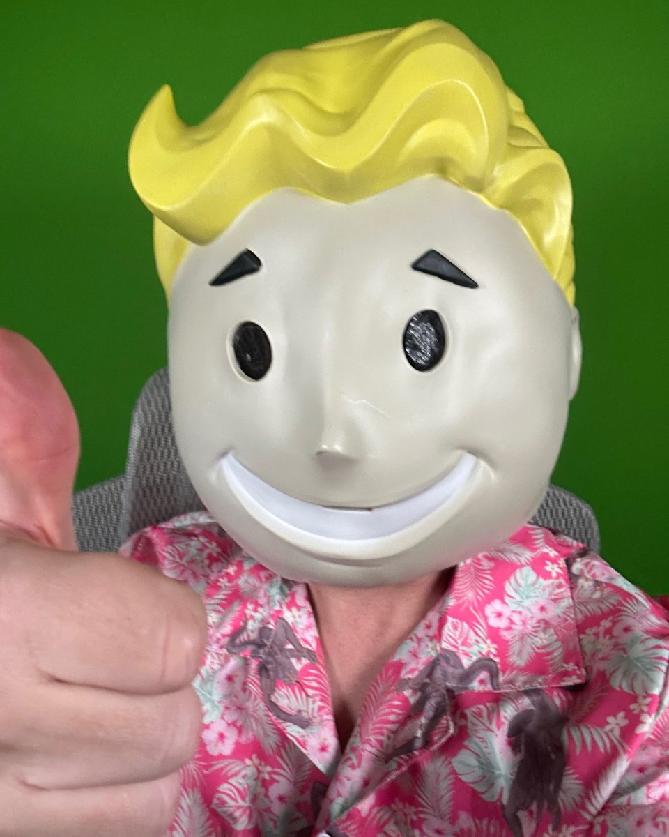 🔴LIVE in <a href="/Fallout/">Fallout</a> 4 for the Anniversary Edition &amp; a subathon to keep my Vault Boy mask ON while tuning through the Commonwealth (it’s challenging to play &amp; wear)! Subs, bits, &amp; follows ALL add to the timer to keep it on! 

#Twitch ⚡️ Tooniversal

#Fallout4 #Fallout