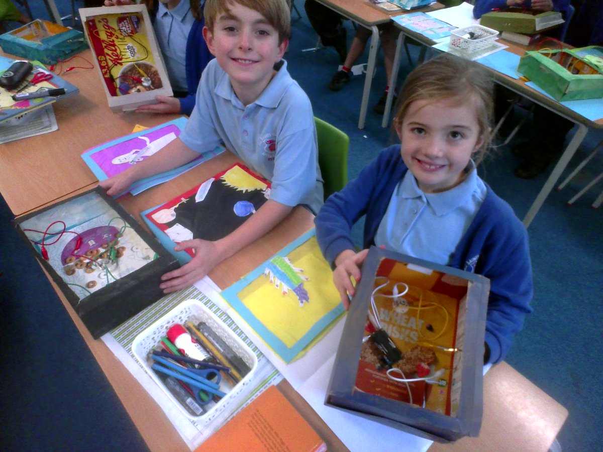 AppleySaintsCE's tweet photo. #ABASY4 loved constructing their lightboxes today. They used their knowledge of electricity to create electrical circuits and produced some fantastic, eye catching designs. #ABASDT
@CidariEducation @ShevCommunity @StandishVoiceNF @WN6_Mums https://t.co/gnBjIVaMRD