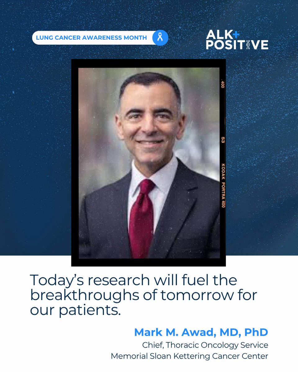 ALKPositiveinc's tweet photo. Discoveries take years to reach the clinic. For people w ALK+ #lungcancer, every day matters.
More research means more time for milestones, celebrations & everyday moments that matter.
That's why @drmarkawad says we need to fuel treatments today.
#MoreResearchMoreTime #LCAM25 https://t.co/jISOX3zzXw