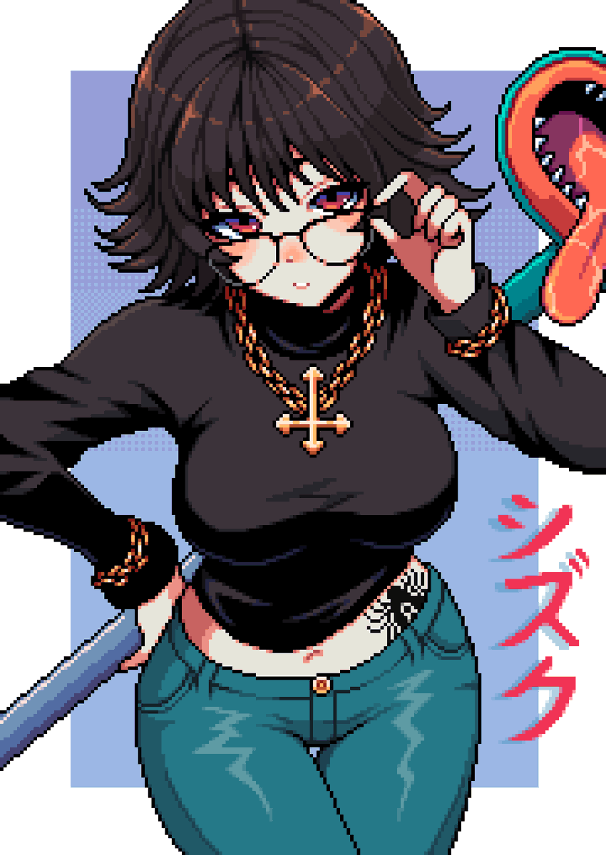 Shizuku Murasaki 🕷️💜 #hunterxhunter #pixelart #ドット絵