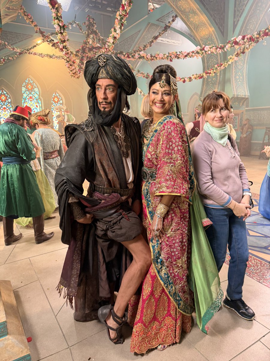 iampoojabatra's tweet image. With my co-stars, and director on set my Russian movie “The Magic Lamp” in #StPetersburg #Russia #onset #Actorslife #BTS