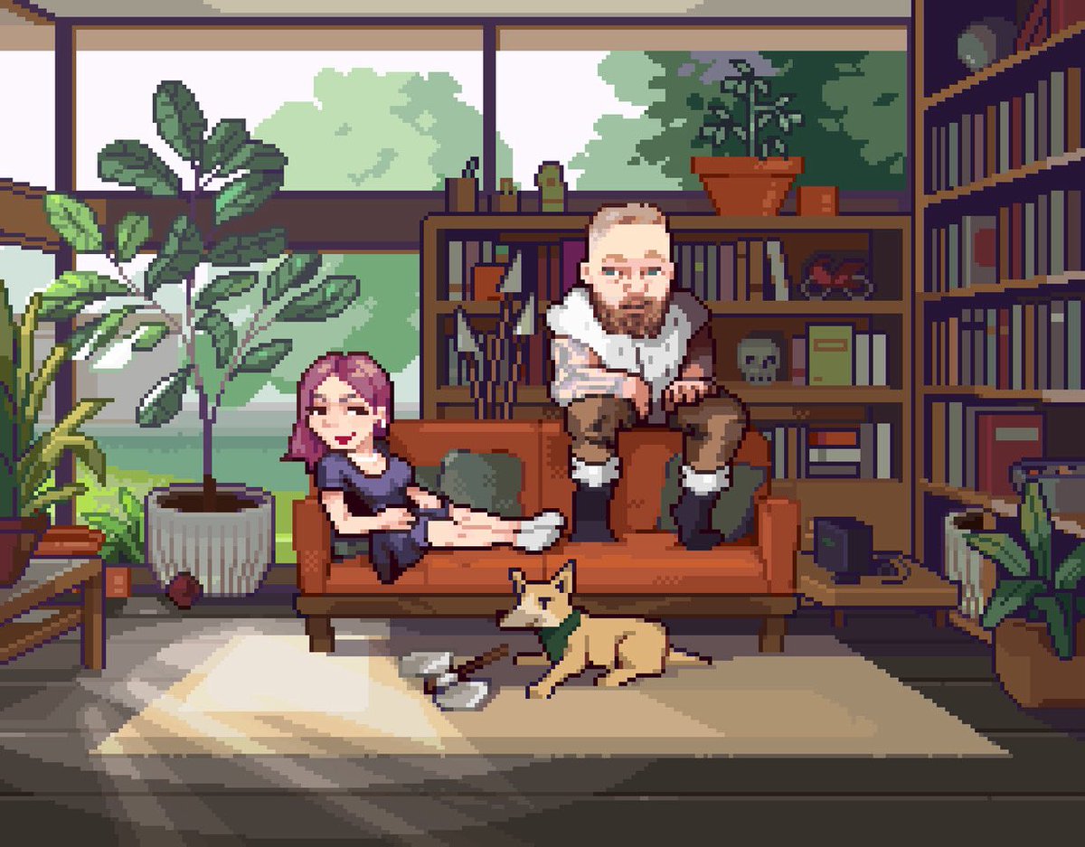 Rusty #pixelart skills. But I revived it for my friends in Denmark.